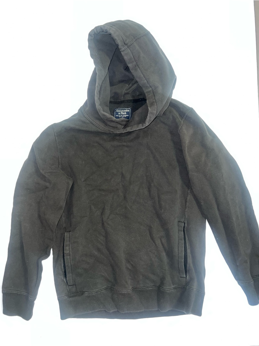 Abercrombie & Fitch Charcoal Gray Pullover Hoodie